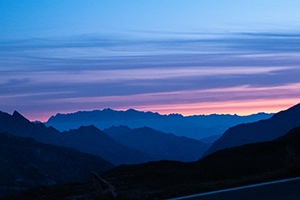 Morgendämmerung auf der Edelweißspitze: Steinernes Meer