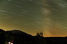 Oetscher, Teleskop, Milchstraße, Strichspuren, 25min, 18mm