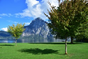 Traunstein von der Bräuwiese aus gesehen