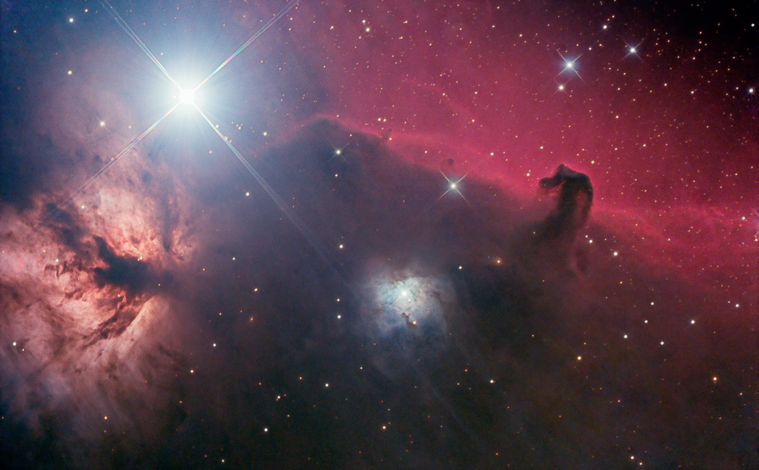 B33, IC 434, NGC 2024, NGC 2023